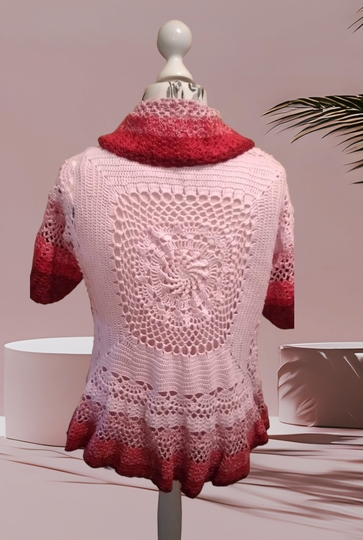 Häkelanleitung für eine Sommerjacke - "Romantische Nacht"