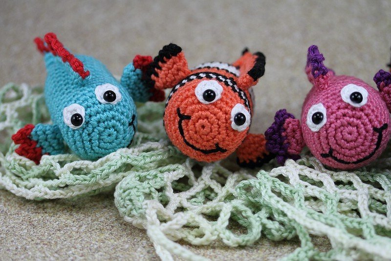 Häkelanleitung Sweepies Ü-Pet Fisch Blubb - Bild 2