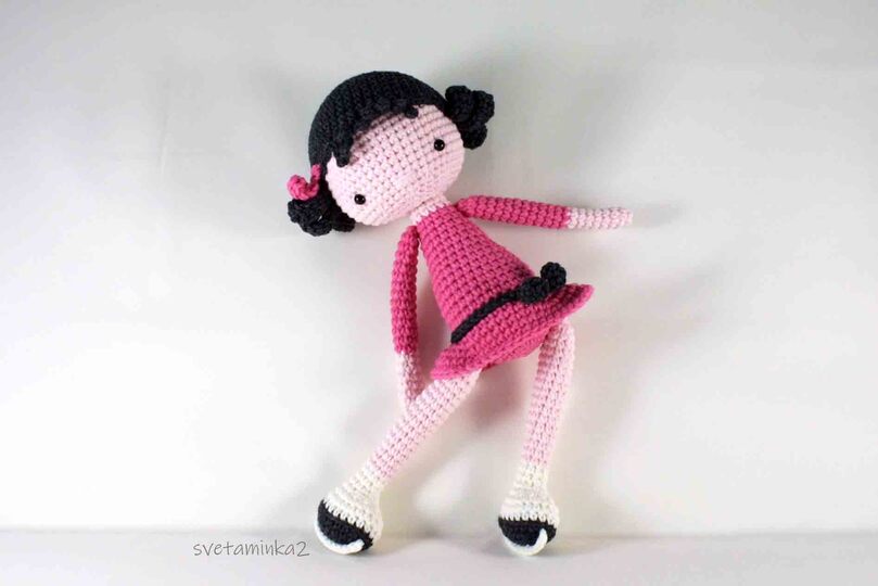 Crochet Doll Pattern Amigurumi Doll Pattern Figure Skater / Ice Skater Doll