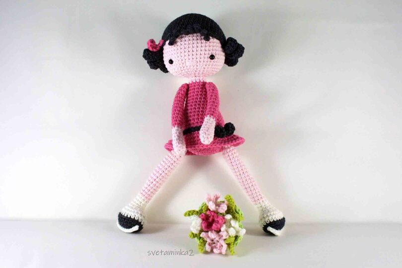Crochet Doll Pattern Amigurumi Doll Pattern Figure Skater / Ice Skater Doll