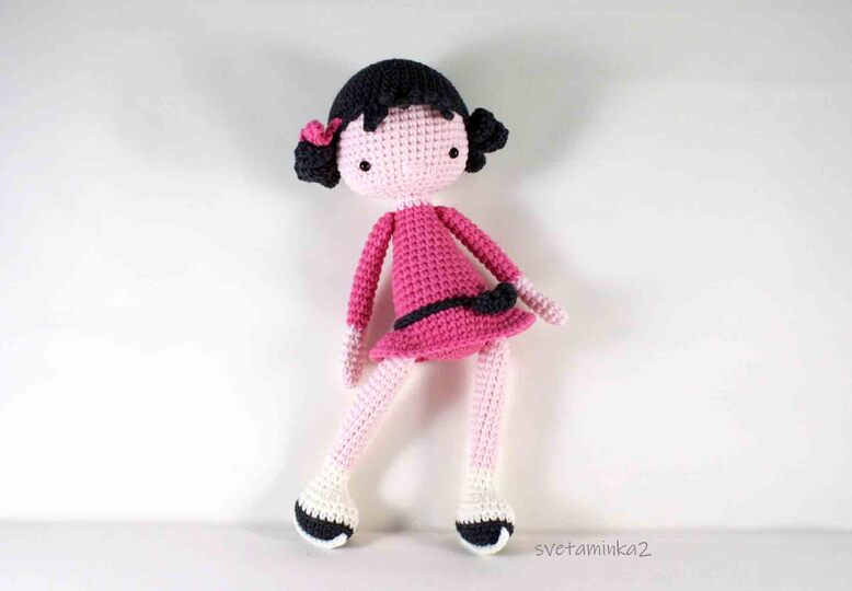 Crochet Doll Pattern Amigurumi Doll Pattern Figure Skater / Ice Skater Doll