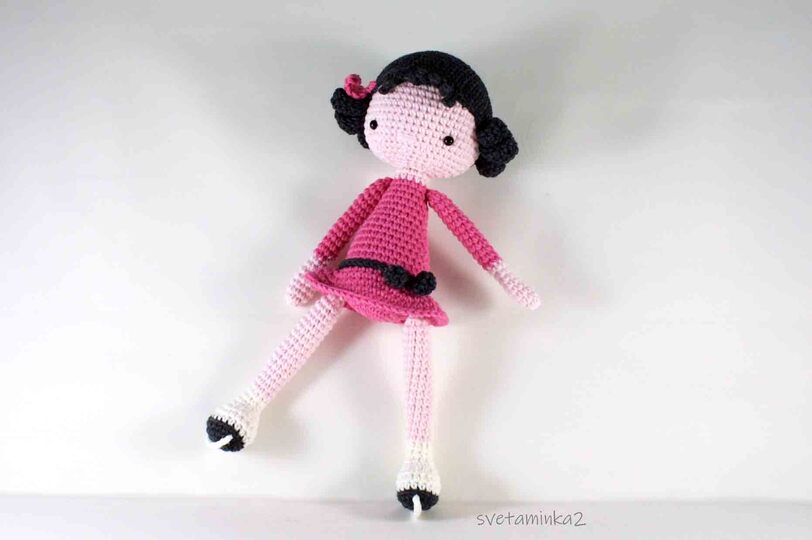 Crochet Doll Pattern Amigurumi Doll Pattern Figure Skater / Ice Skater Doll