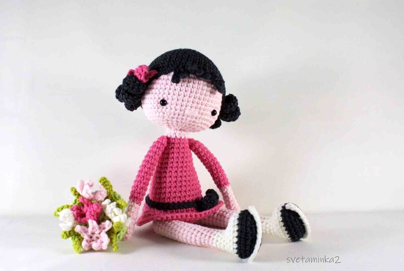 Crochet Doll Pattern Amigurumi Doll Pattern Figure Skater / Ice Skater Doll