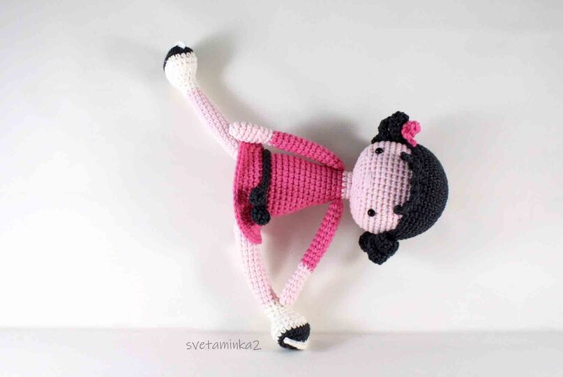 Crochet Doll Pattern Amigurumi Doll Pattern Figure Skater / Ice Skater Doll