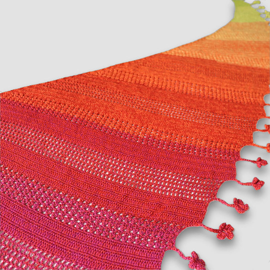 Crochet Scarf ”Dragon Wing”