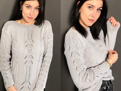 207 Strickanleitung Pullover Dalia
