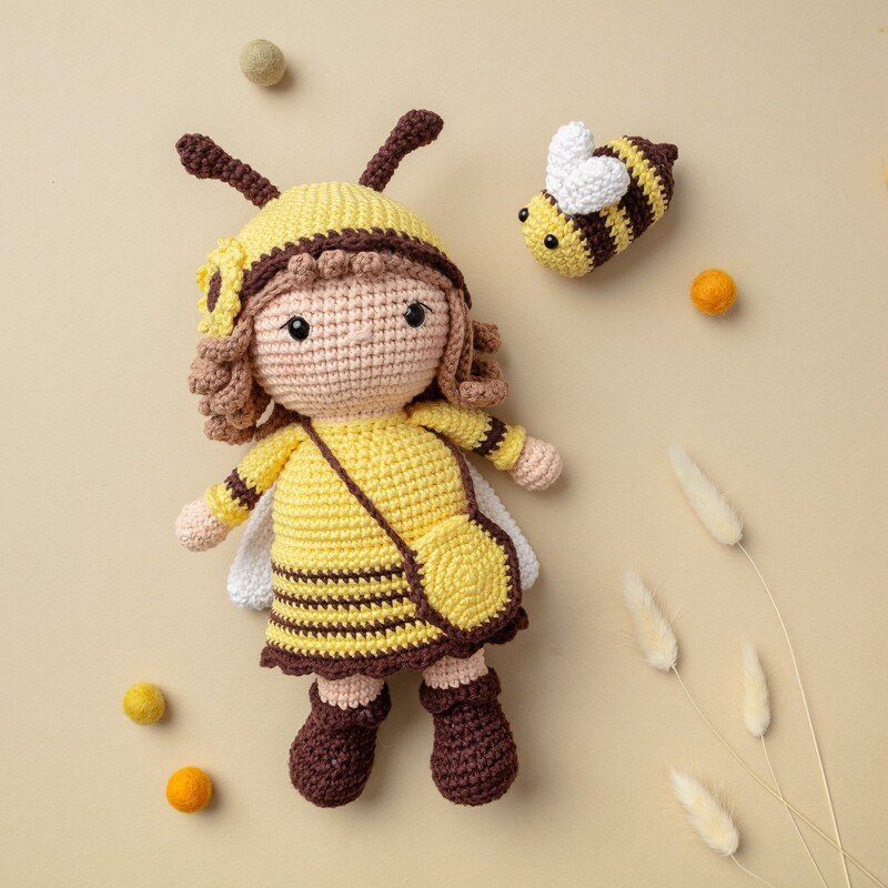 Häkelanleitung Bienenmädchen Sabiene - Bild 2