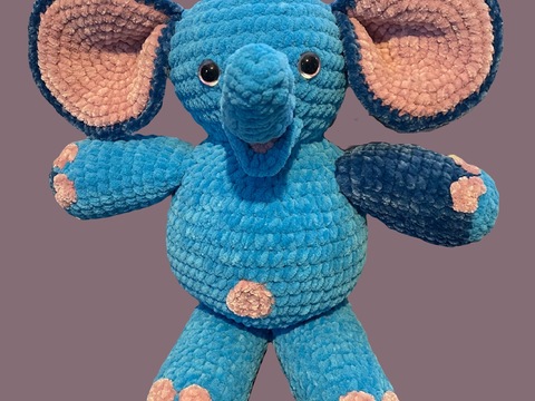 Elli Elefant - Anleitung für Amigurumi-Häkelfans