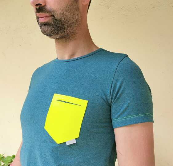 Schnittmuster T-shirt mit Einsätzen und Brusttasche Herren Gr. 44 - 64