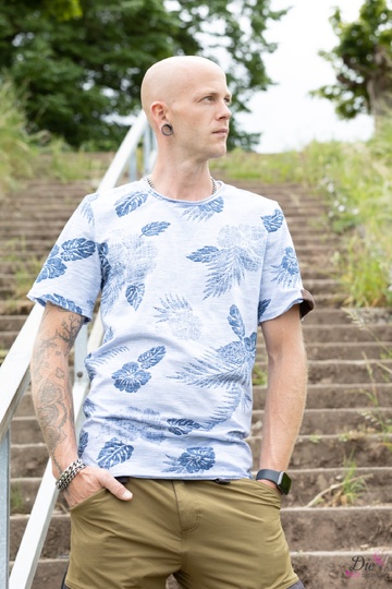 Schnittmuster T-shirt mit Einsätzen und Brusttasche Herren Gr. 44 - 64