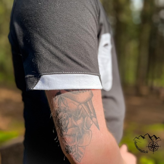Schnittmuster T-shirt mit Einsätzen und Brusttasche Herren Gr. 44 - 64