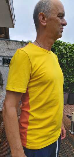 Schnittmuster T-shirt mit Einsätzen und Brusttasche Herren Gr. 44 - 64
