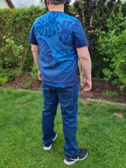 Schnittmuster T-shirt mit Einsätzen und Brusttasche Herren Gr. 44 - 64