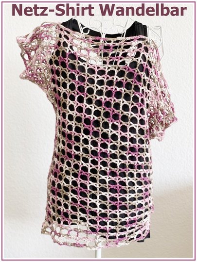 Netz-Shirt Wandelbar Größe 36/38 (40/42) 44/46