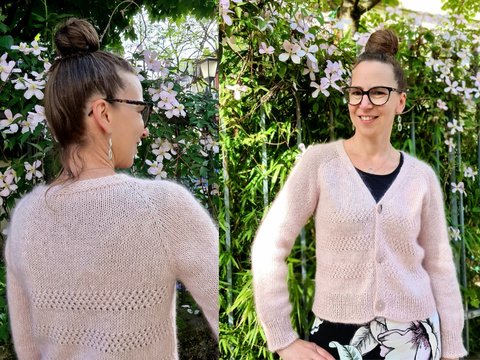 Strickanleitung Cardigan Lanina