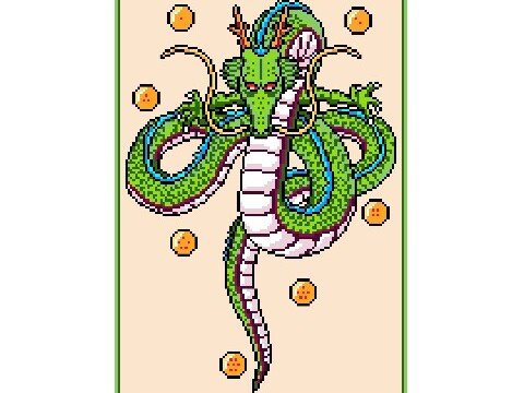 Häkelmuster * DRACHE * Grafik für Fm Decke