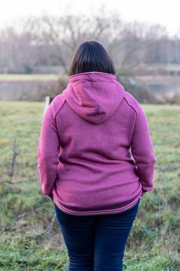Wickelkapuze Damen – E-Book Schnittmuster Gr. 32-58 – Hula