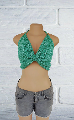 Crochet Bow Crop Top Pattern - Image 3