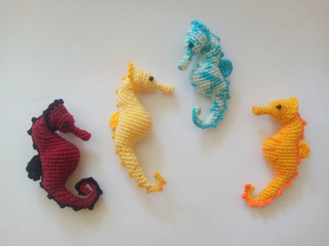 Seahorse. Crochet pattern