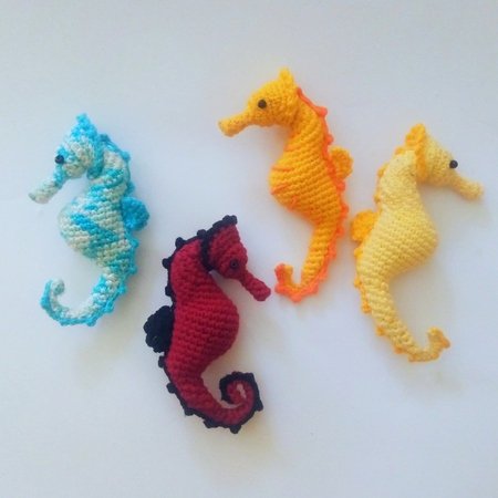 Seahorse. Crochet pattern