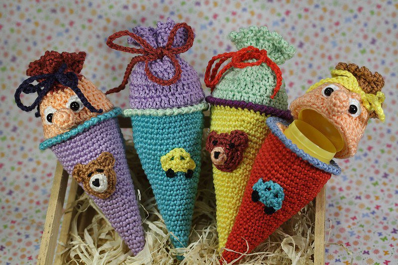 Häkelanleitung Sweepies Ü-Schultüte & Ü-Glücksbonbon - Bild 2