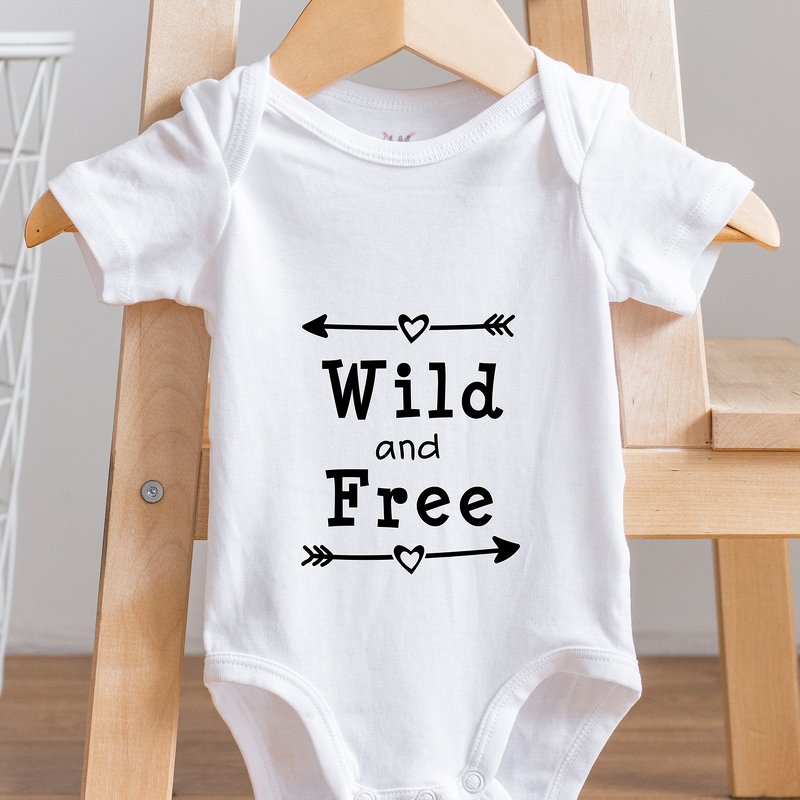 Plotter-Datei Wild and Free (einfarbig)