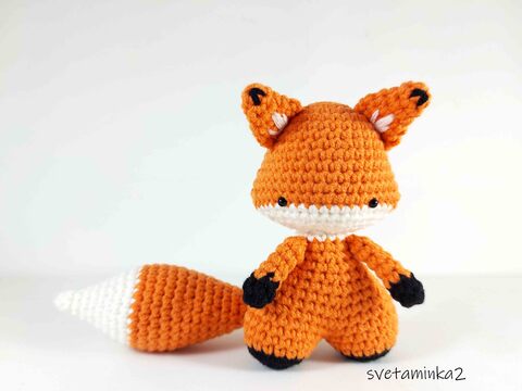 Fox Crochet Pattern Amigurumi Fox Pattern Mini Fox Crochet Amigurumi