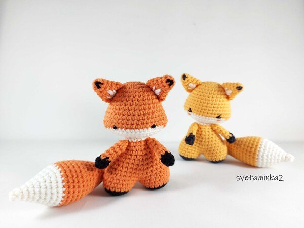 Fox Crochet Pattern Amigurumi Fox Pattern Mini Fox Crochet Amigurumi