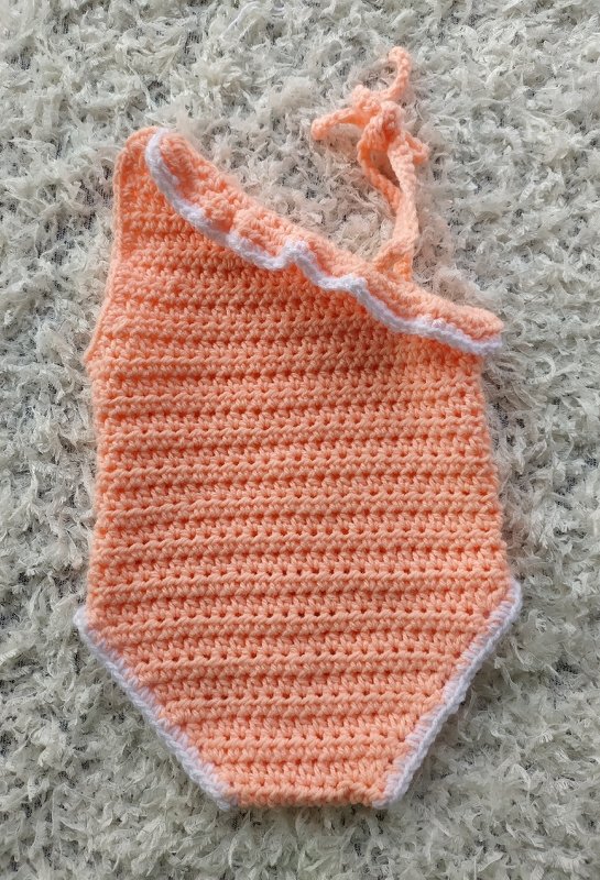 Crochet Babygirl Mono Strap Romper - Image 4