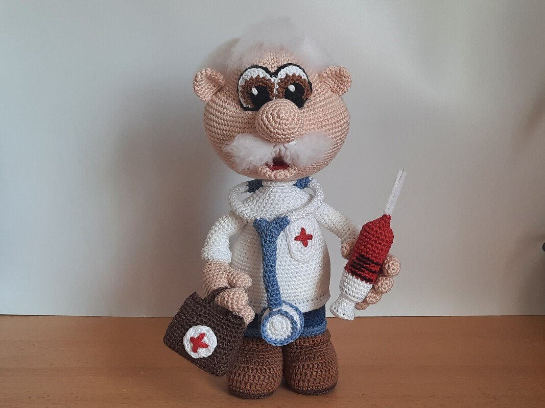 Doktor Norbert - Amigurumi Häkelanleitung