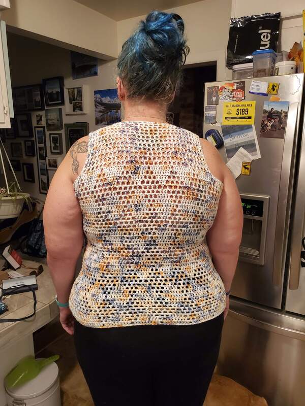 Crochet Diamond Summer Top - Image 4