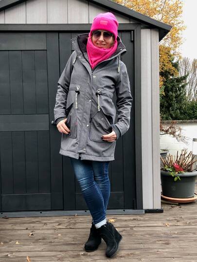 Softshellmantel Damen – E-Book Schnittmuster 32-58 – Carry