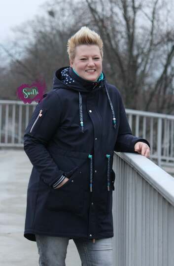 Softshellmantel Damen – E-Book Schnittmuster 32-58 – Carry