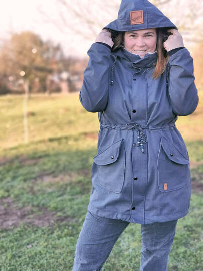 Softshellmantel Damen – E-Book Schnittmuster 32-58 – Carry