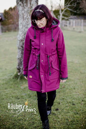 Softshellmantel Damen – E-Book Schnittmuster 32-58 – Carry