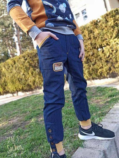 Sweathose Kinder – E-Book Schnittmuster Gr. 98-176 – Abby