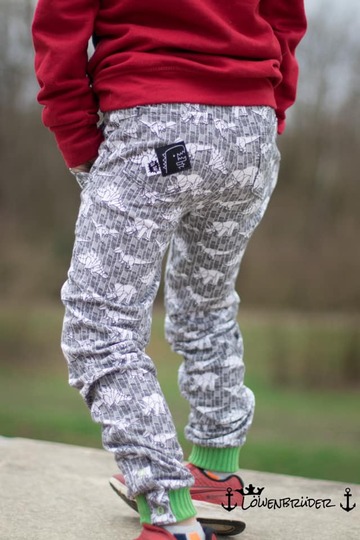 Sweathose Kinder – E-Book Schnittmuster Gr. 98-176 – Abby