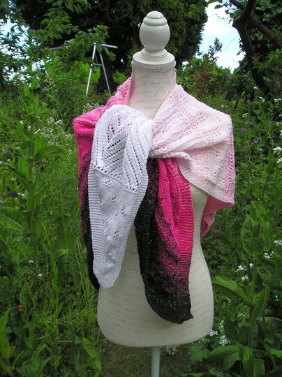 Strickanleitung Dreieckstuch "Springtime"