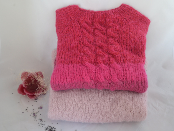 Strickanleitung * Pullover * 3 Größen * ohne Nähte *