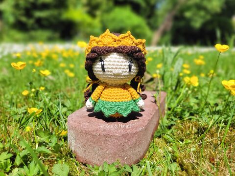 Häkelanleitung Sonnenblume Julia