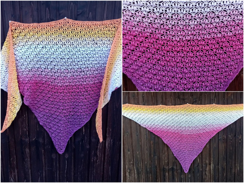 Häkelanleitung - Tuch "Maylea"