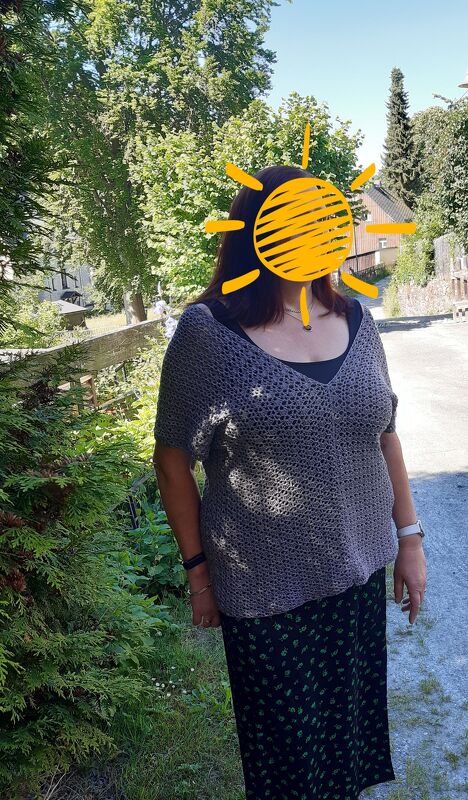 Shirt "easy" häkeln Sommertop Häkelanleitung - Bild 7
