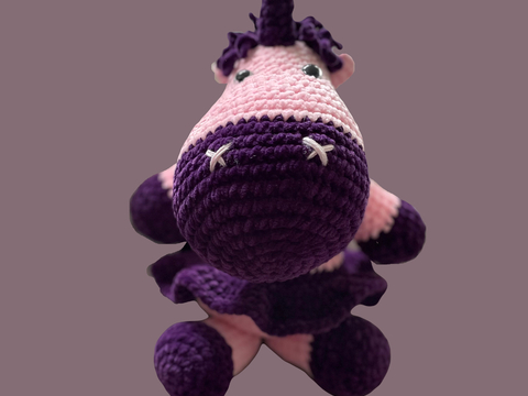 Häkelanleitung: Kuschelballerina Emily Einhorn