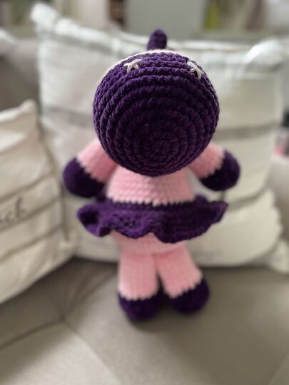 Häkelanleitung: Kuschelballerina Emily Einhorn