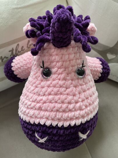 Häkelanleitung: Kuschelballerina Emily Einhorn