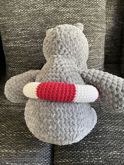 Häkelanleitung: Nils, das kleine Nilpferd - mit Schwimmring