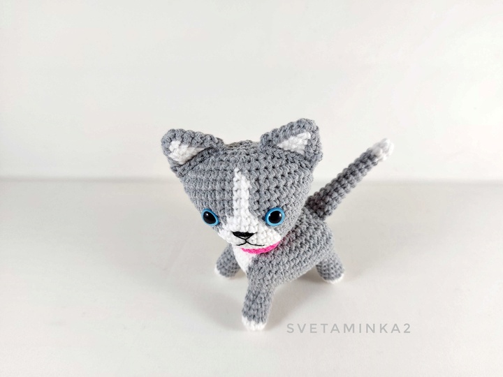 Crochet Kitten Pattern Crochet Cat Pattern Amigurumi Cat