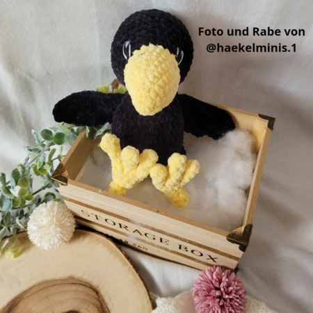 Amigurumi Crochet Pattern Raven Rufus