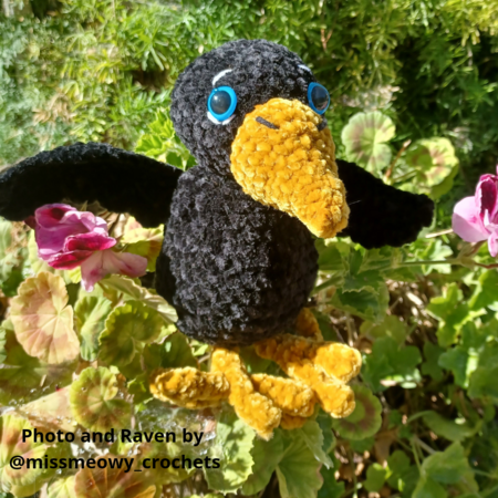 Amigurumi Crochet Pattern Raven Rufus
