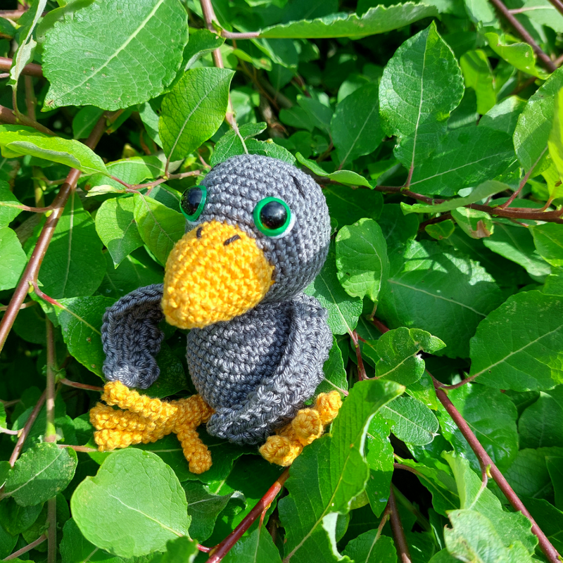 Häkelanleitung Amigurumi Rabe "Rufus" - Bild 6